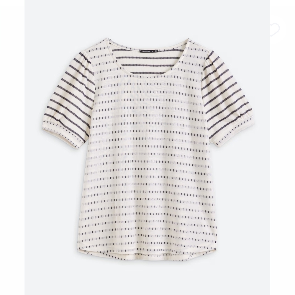 Short-Sleeve Knit Top Soft Comfy Casual Classy